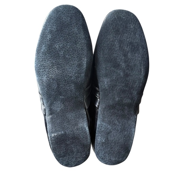 Climate X Black Leather Slippers House Shoes Men’s 8 EEE Round Close Toe NIB - Picture 13 of 16